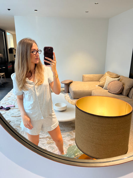Charlotte Sleepy Shorts Cloudy Grey